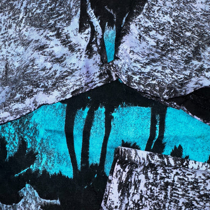 Hawaii AOP Stars 90s VTG T Shirt Hanes Palm Trees Kona Splatter Tye Dye Rare