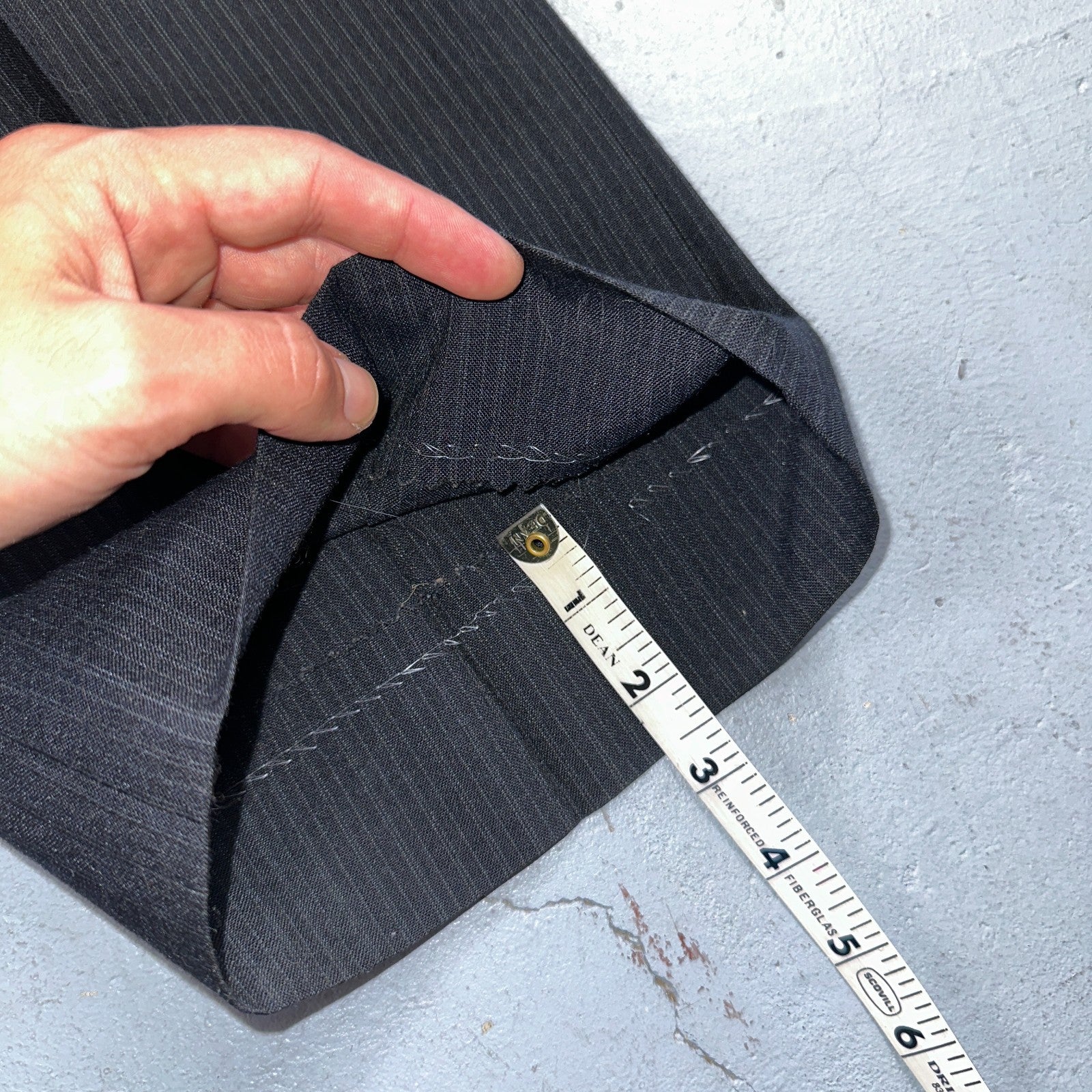 VTG Mens 3 PC Suit 42 Jacket Coat Pants Black Vest Rockabilly 70s American Trend