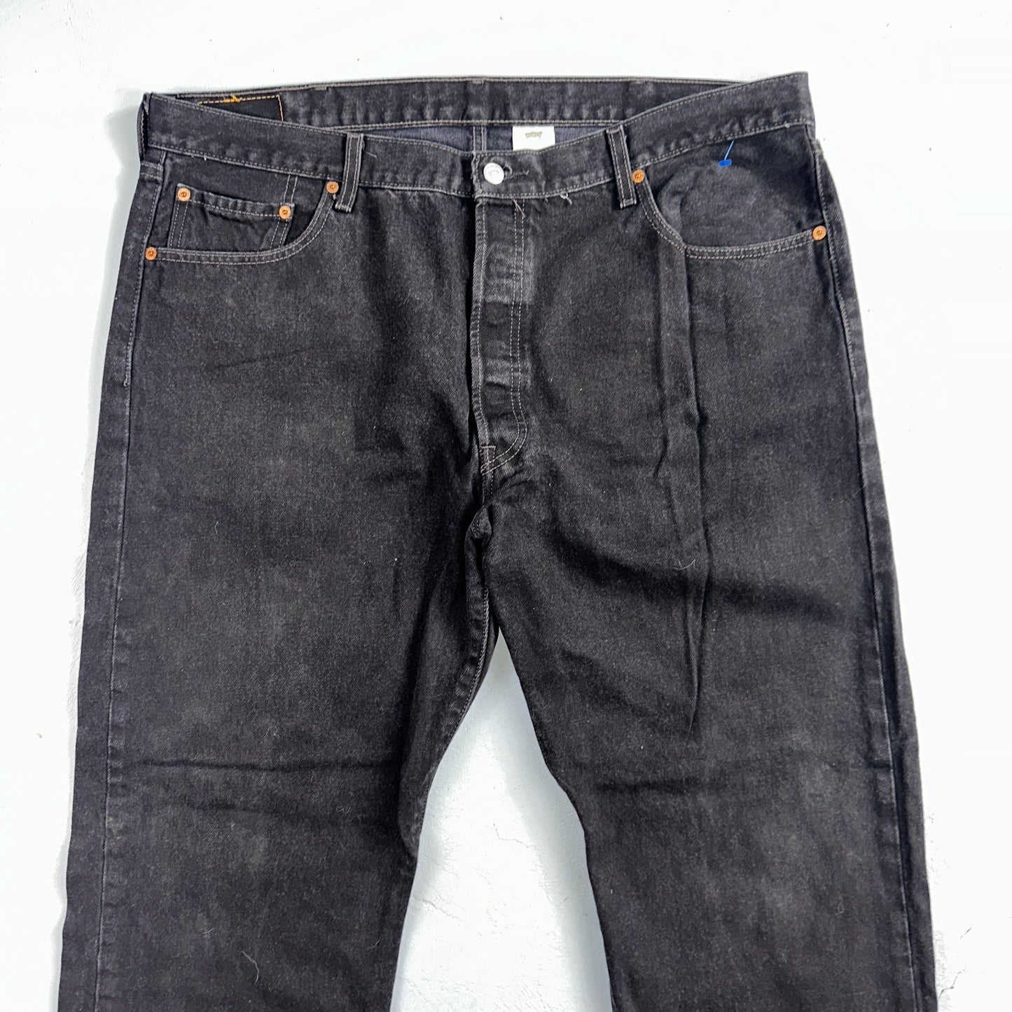 Levis 501 Vintage Y2K 90s XX Straight Leg Jeans Black Dark Wash 42x32 Act 41x31
