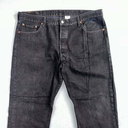 Levis 501 Vintage Y2K 90s XX Straight Leg Jeans Black Dark Wash 42x32 Act 41x31