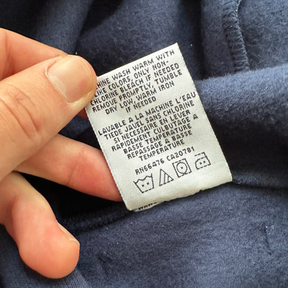 VTG Tommy Hilfiger Blue Pullover Hoodie Embroidered Size Small 90s Spellout