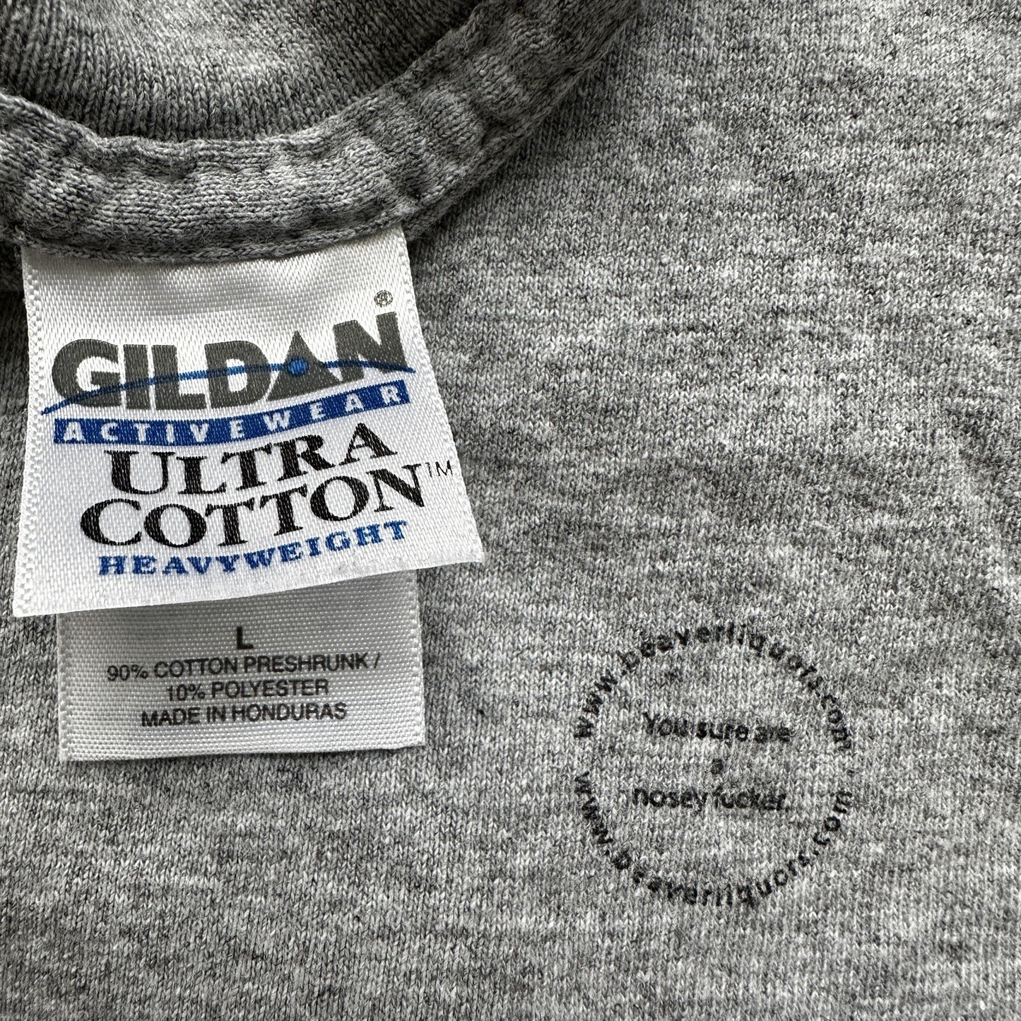 Vintage Nosey F*cker Funny Humor Adult Skateboard Y2K Rap Tee Small T Shirt Text