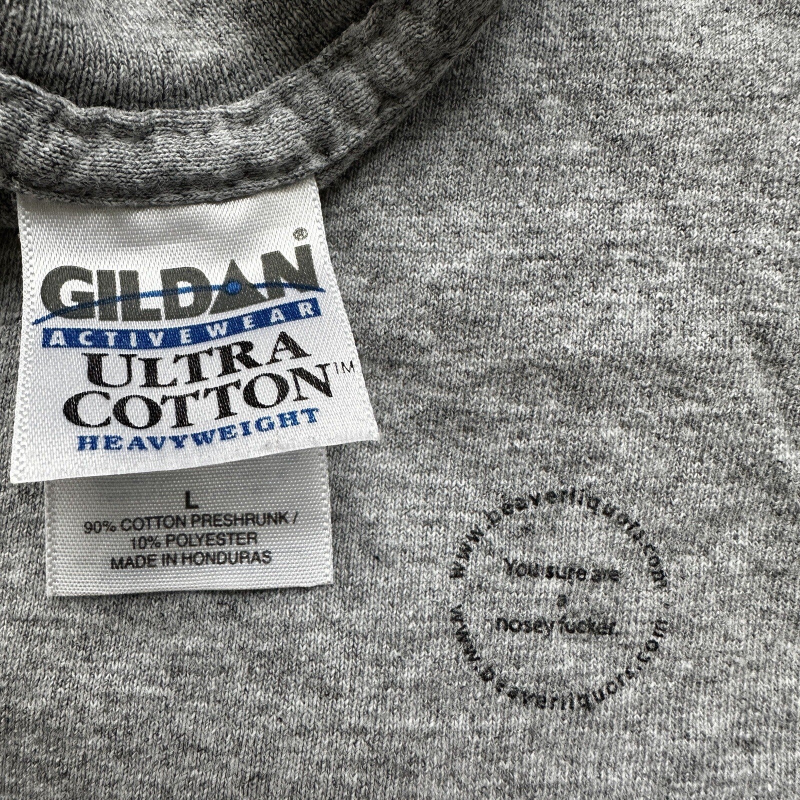 Vintage Nosey F*cker Funny Humor Adult Skateboard Y2K Rap Tee Small T Shirt Text