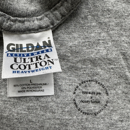 Vintage Nosey F*cker Funny Humor Adult Skateboard Y2K Rap Tee Small T Shirt Text