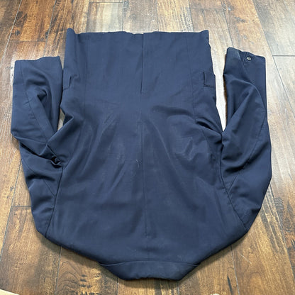 1960s 1970s Navy Oregon Sport Jacket VTG Mens Suit 42 33x33 Rockabilly Classy