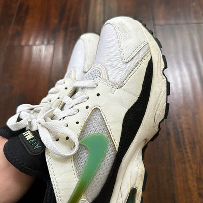 Nike Sneakers Womens 8.5 White Green Air Max 93 Dusty Cactus Athletic 307167-100