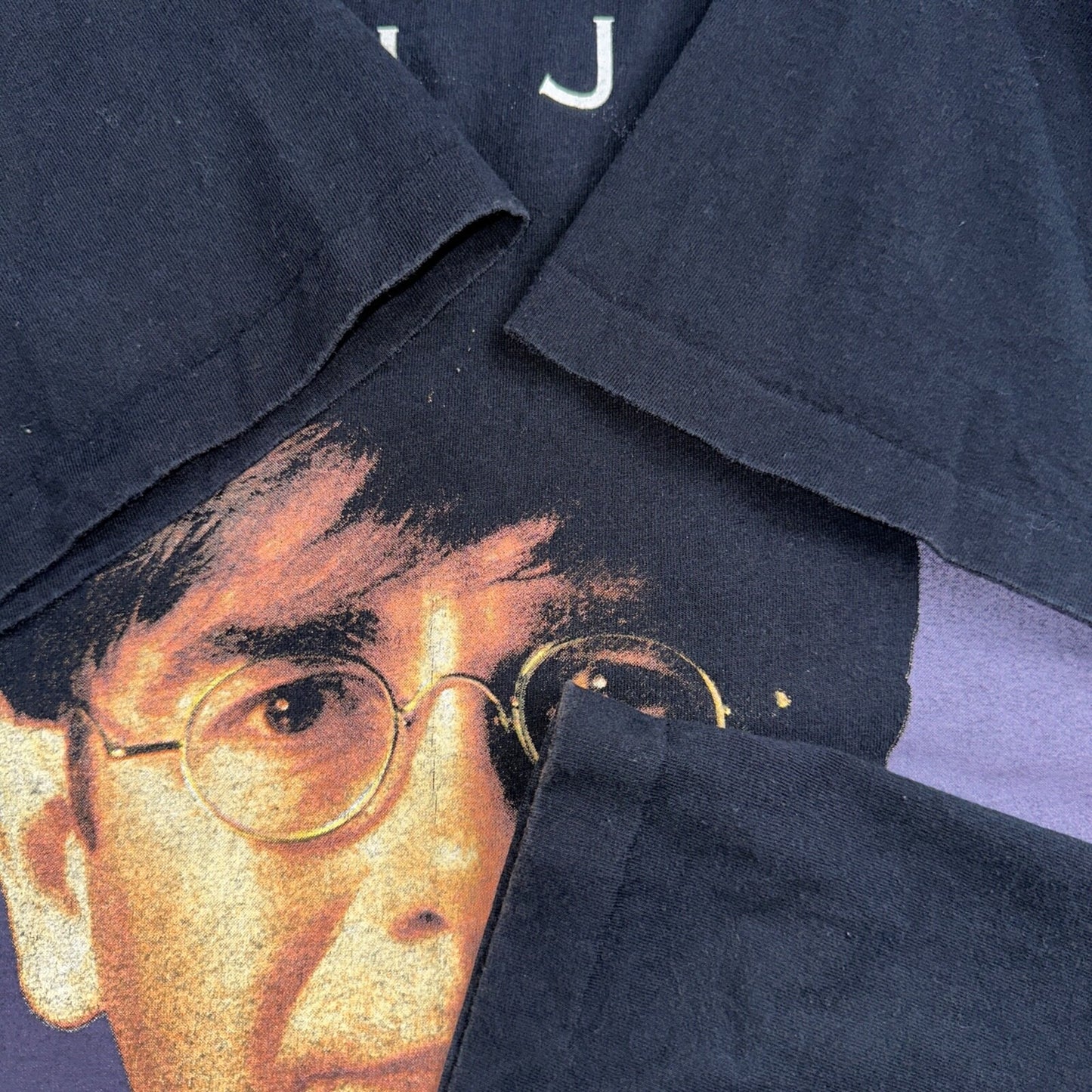 Elton John VTG Made In England 90s Black T-Shirt Made In USA Size XL Music Band