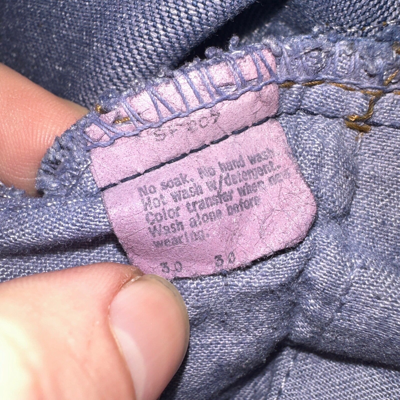 Levis 646 Vintage 70s USA Orange Tab Bootcut Flare Blue Bell Bottom Jeans 29x28