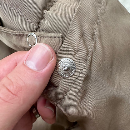 Vintage Comfy Outdoor Garment All Down Jacket Khaki Medium Seattle WWII 50s 40s