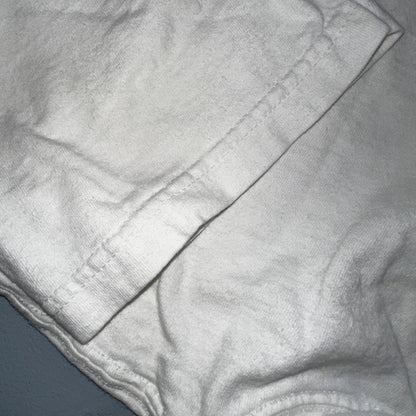 Nike Boys XL White Basic USA VTG T Shirt Side Check Embroidery Cool Gym Work 90s