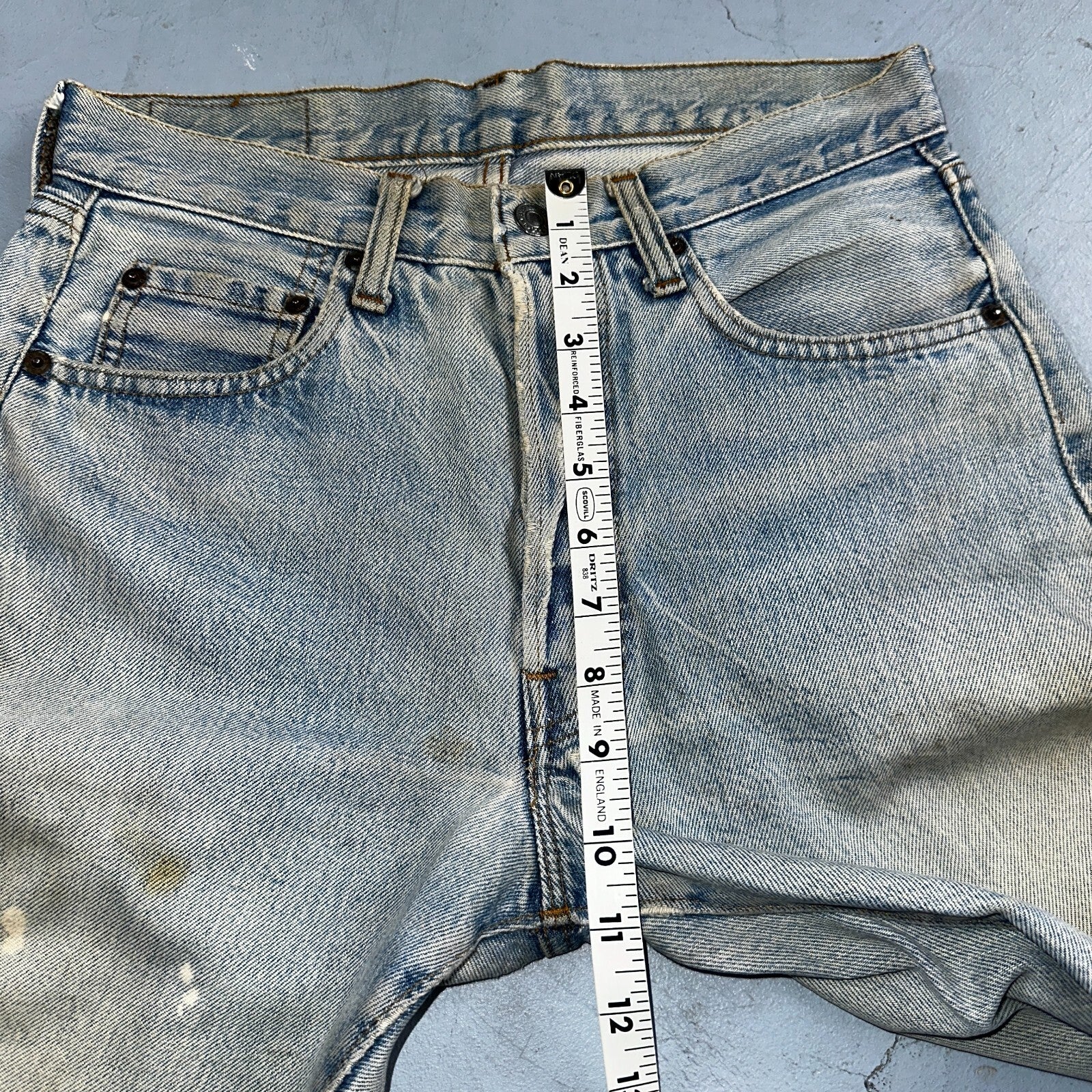 Levis 501 Vintage 80s Redline Selvedge USA XX Jeans Light Wash 1980s Act 28x29
