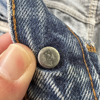 Levis Vintage 80s Redline Selvedge USA 501 XX Jeans Light Wash 33x36 Act 30x34