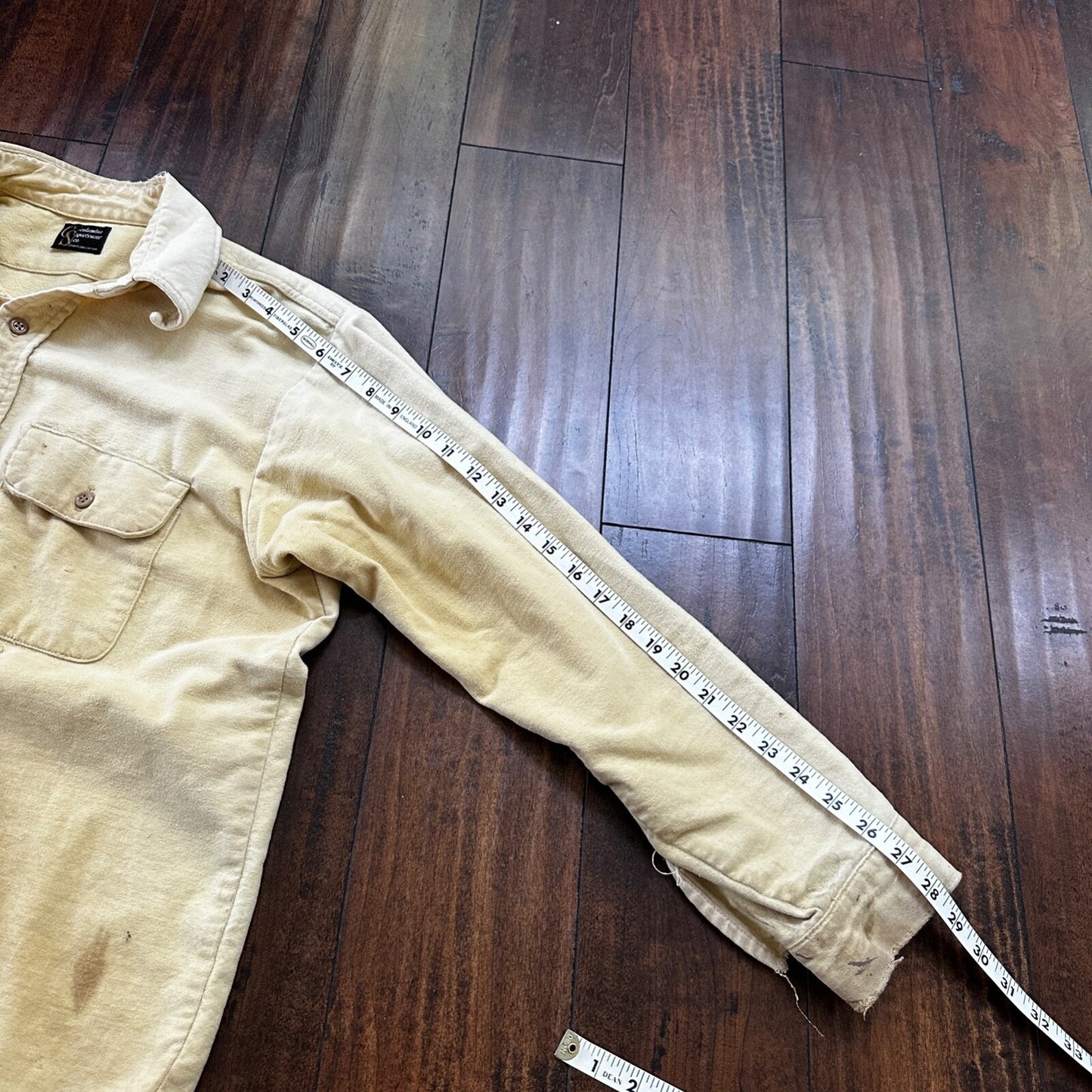 VTG 60s 70s Columbia Work Shirt Workwear Heavy Gorpcore Dadcore Camping Fishing