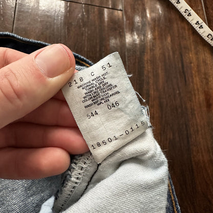 VTG 90s Levi’s 501 XX 18501-0193 Dark Wash High Waist Button Fly Jeans 28x31 80s