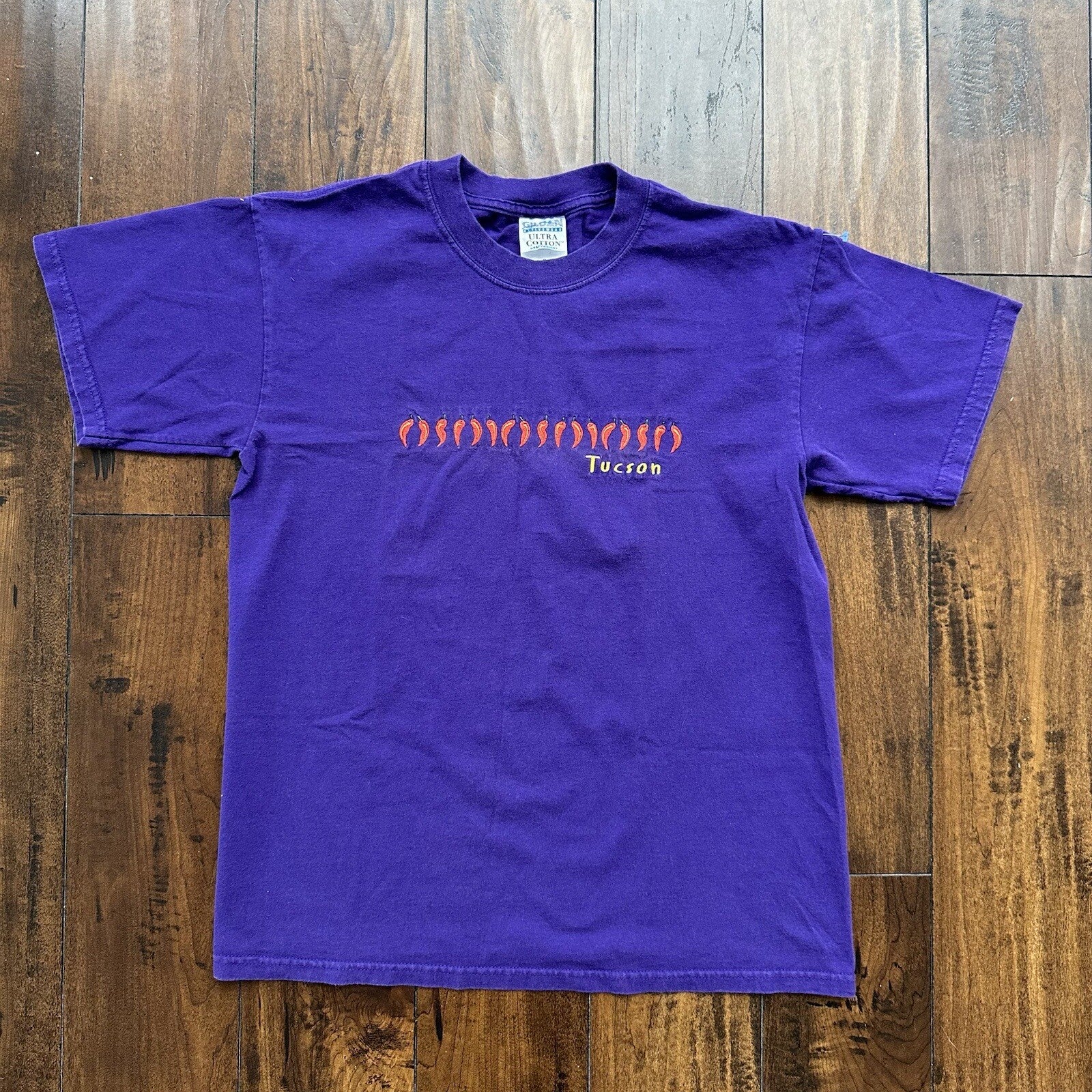 Red Hot Chili Peppers Vintage T Shirt Purple Y2K Tucson Arizona Rare Embroidered