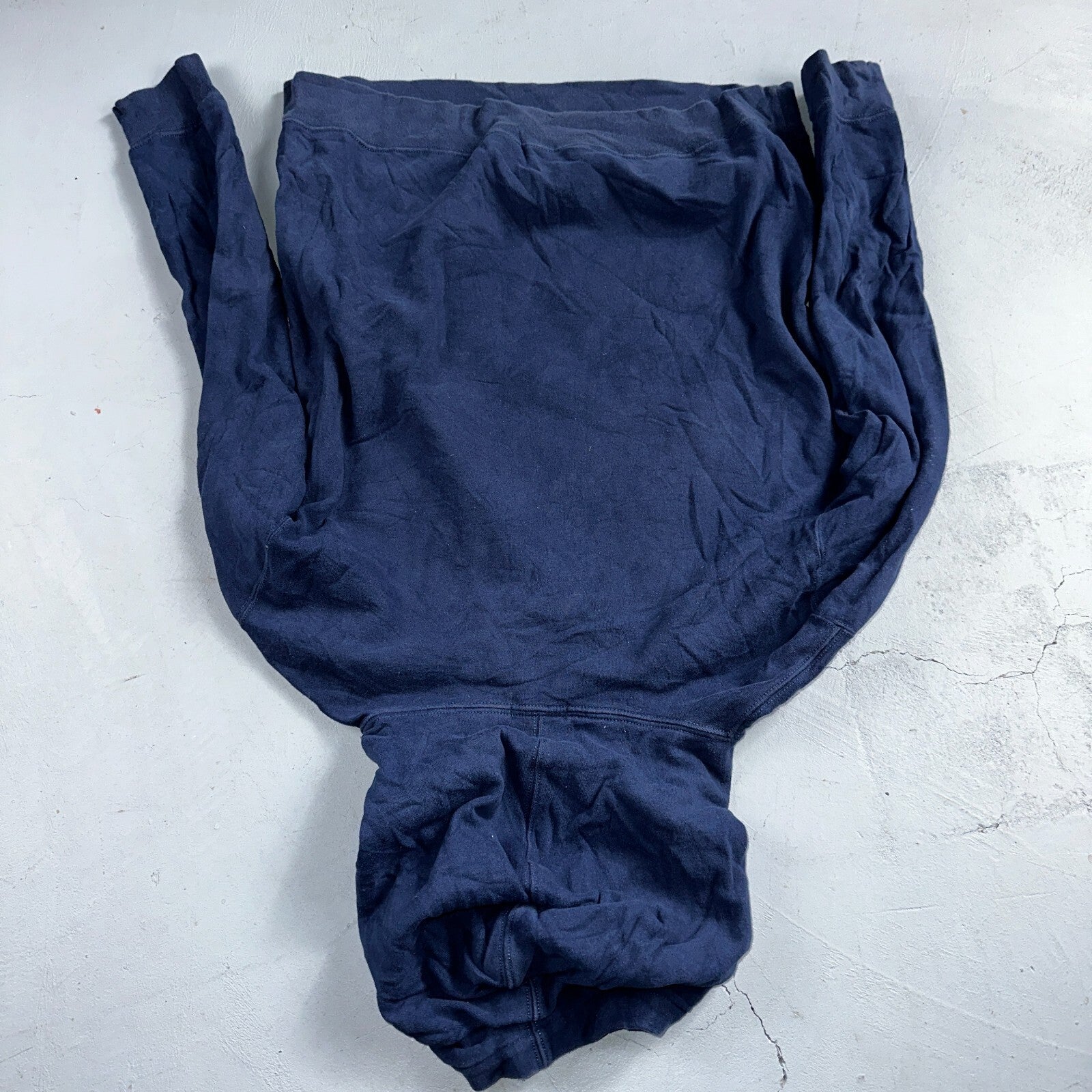 Polo Ralph Lauren Mens Small Americana Flag Slim Navy Hoodie Sweater RL VTG Styl