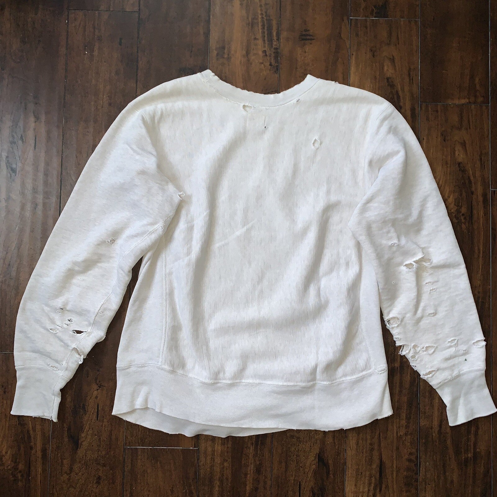 Vintage Champion 1960s True USA Reverse Weave Sweatshirt Gray Basic Crewneck 60s