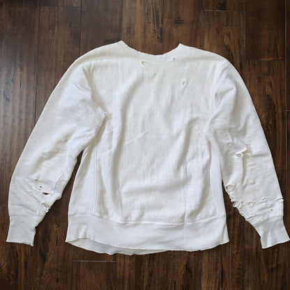 Vintage Champion 1960s True USA Reverse Weave Sweatshirt Gray Basic Crewneck 60s