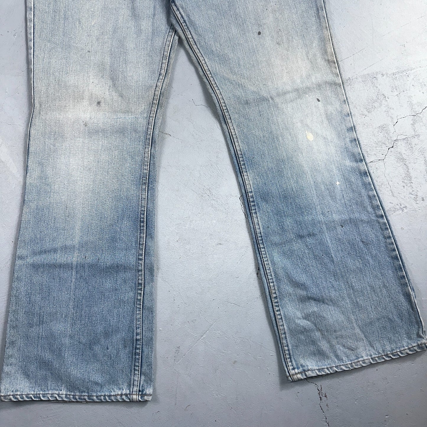 Levis 517 Vintage 80s USA Orange Tab Bootcut Flare Blue Jeans Talon Act 36x30