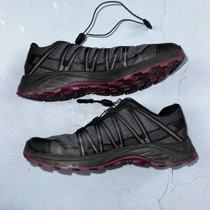 Salomon Ortholite Women's Cross Training Running Shoes - Size 7 Charcoal/Plum