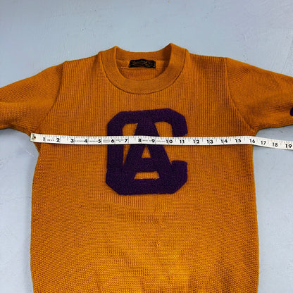 California VTG 1920s Letterman Sweater Varsity Letter University Wool Antique 20