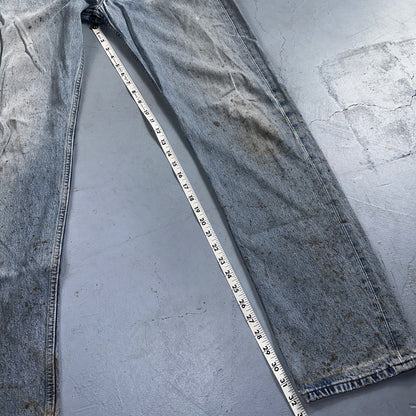 Levis 501 Vintage Y2K XX Straight Leg Jeans 33x34 Light Wash 2000s Act 31x32