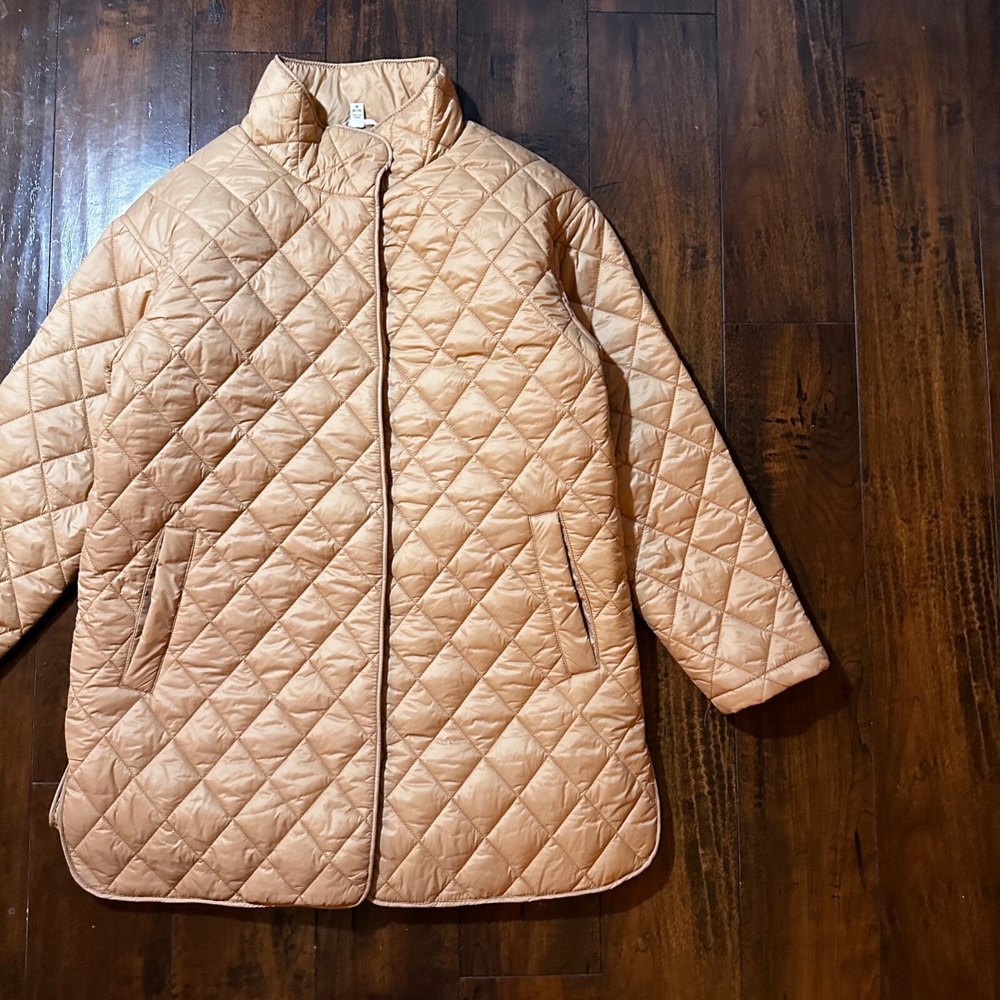 Time & Tru Misses Size M Peach Barn Jacket Beige Brown