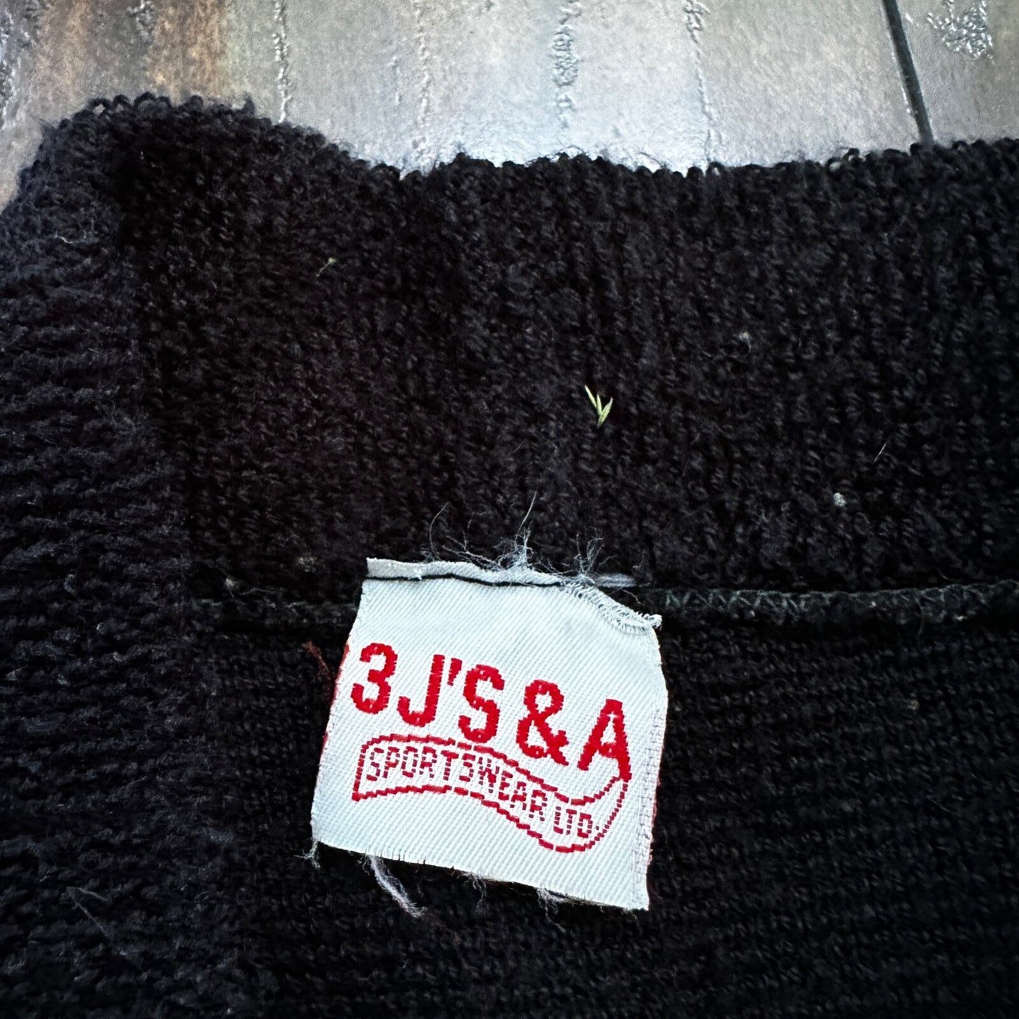 Vintage 60's Full Fashioned Acrylic Knit Cardigan Sweater Black Woman Size Small