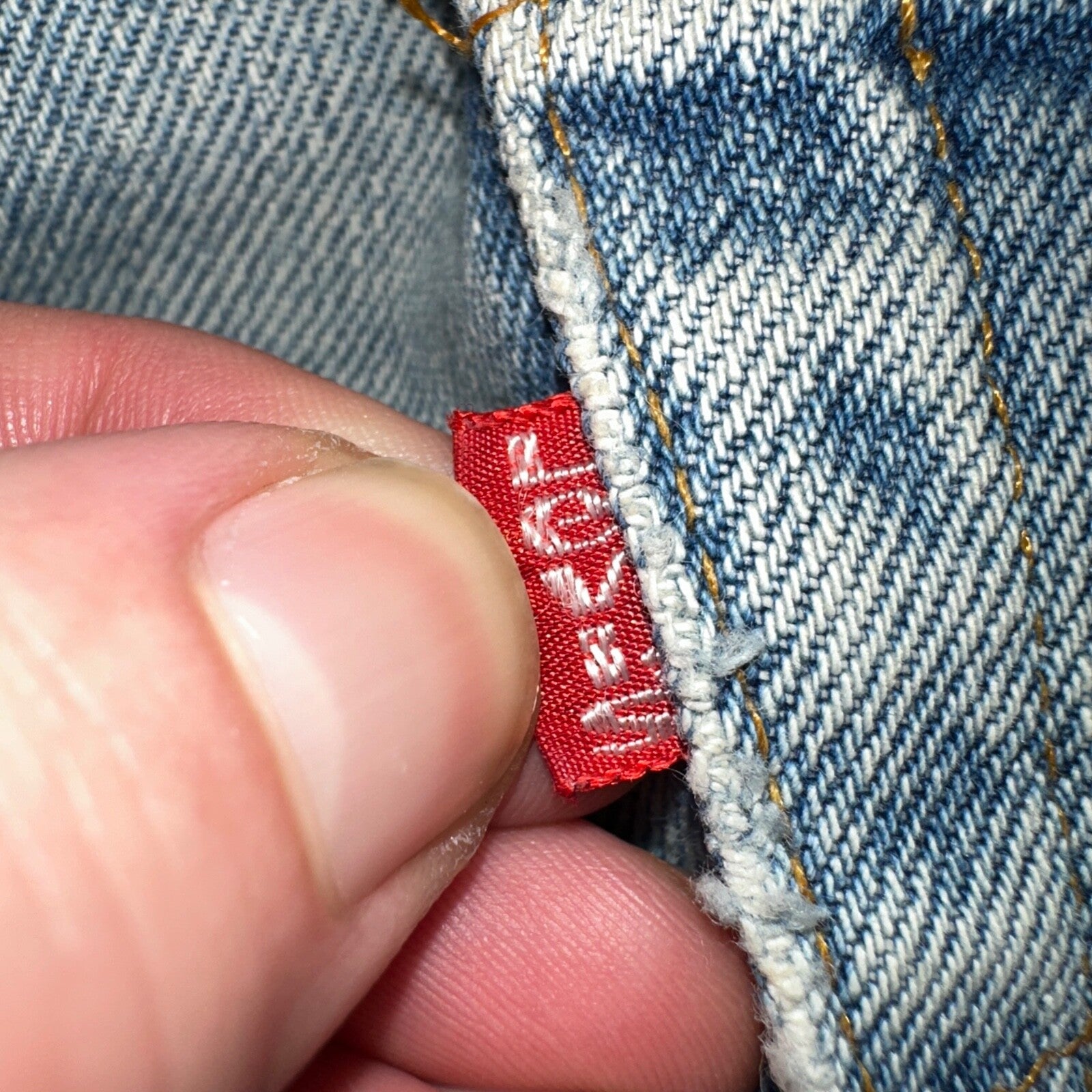 Levis 501 Vintage 80s Redline Selvedge USA XX Jeans Light Wash Skinny Act 29x32