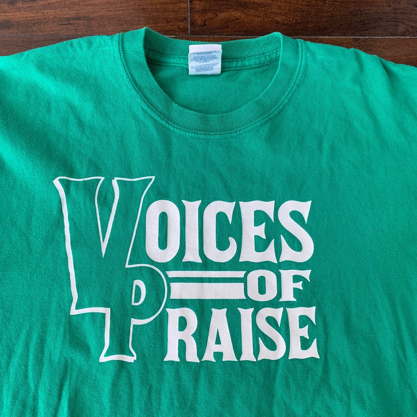 Voices of Praise Vintage T Shirt Jesus Y2K Love Christian Catholic Bible Rap 90s
