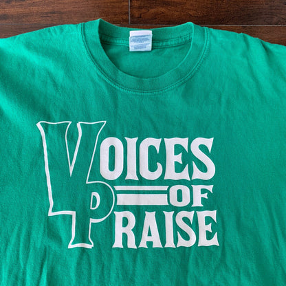 Voices of Praise Vintage T Shirt Jesus Y2K Love Christian Catholic Bible Rap 90s
