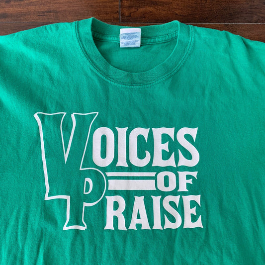 Voices of Praise Vintage T Shirt Jesus Y2K Love Christian Catholic Bible Rap 90s