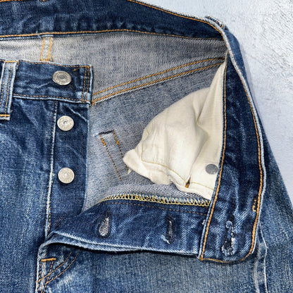 Levis 501 Big E Vintage 60s Redline Selvedge USA XX 1960s Jeans 66 Act 26x27