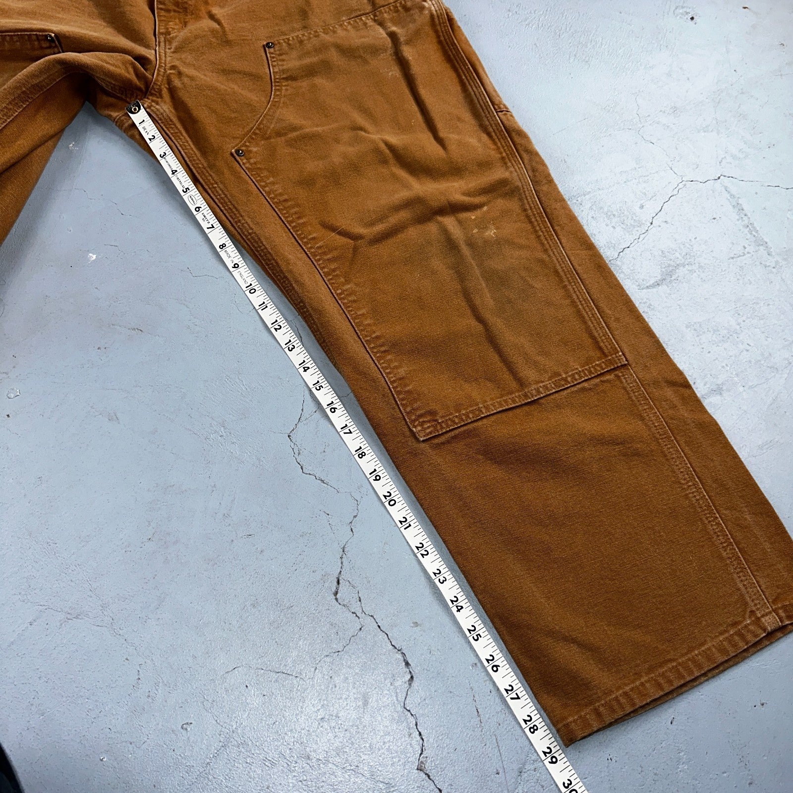 Carhartt VTG Double Knee Carpenter Pants Y2K B01 B136 BRN Brown 40x30 Act 39x29