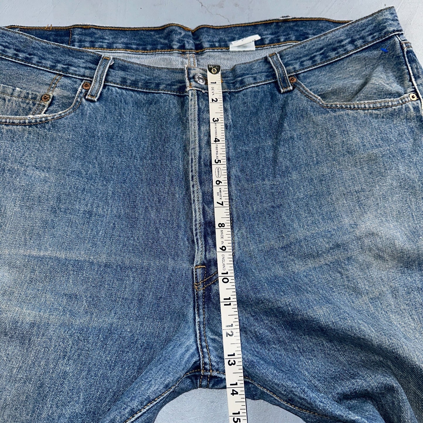 Levis 501 Vintage 90s XX Straight Leg Jeans Y2K Med Wash 42x30 Act 42x31