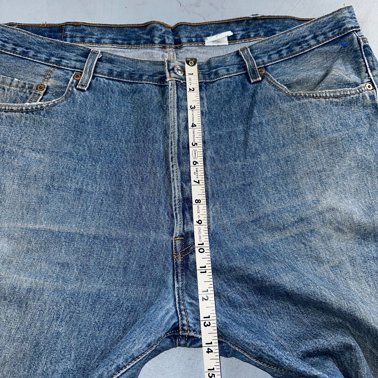 Levis 501 Vintage 90s XX Straight Leg Jeans Y2K Med Wash 42x30 Act 42x31