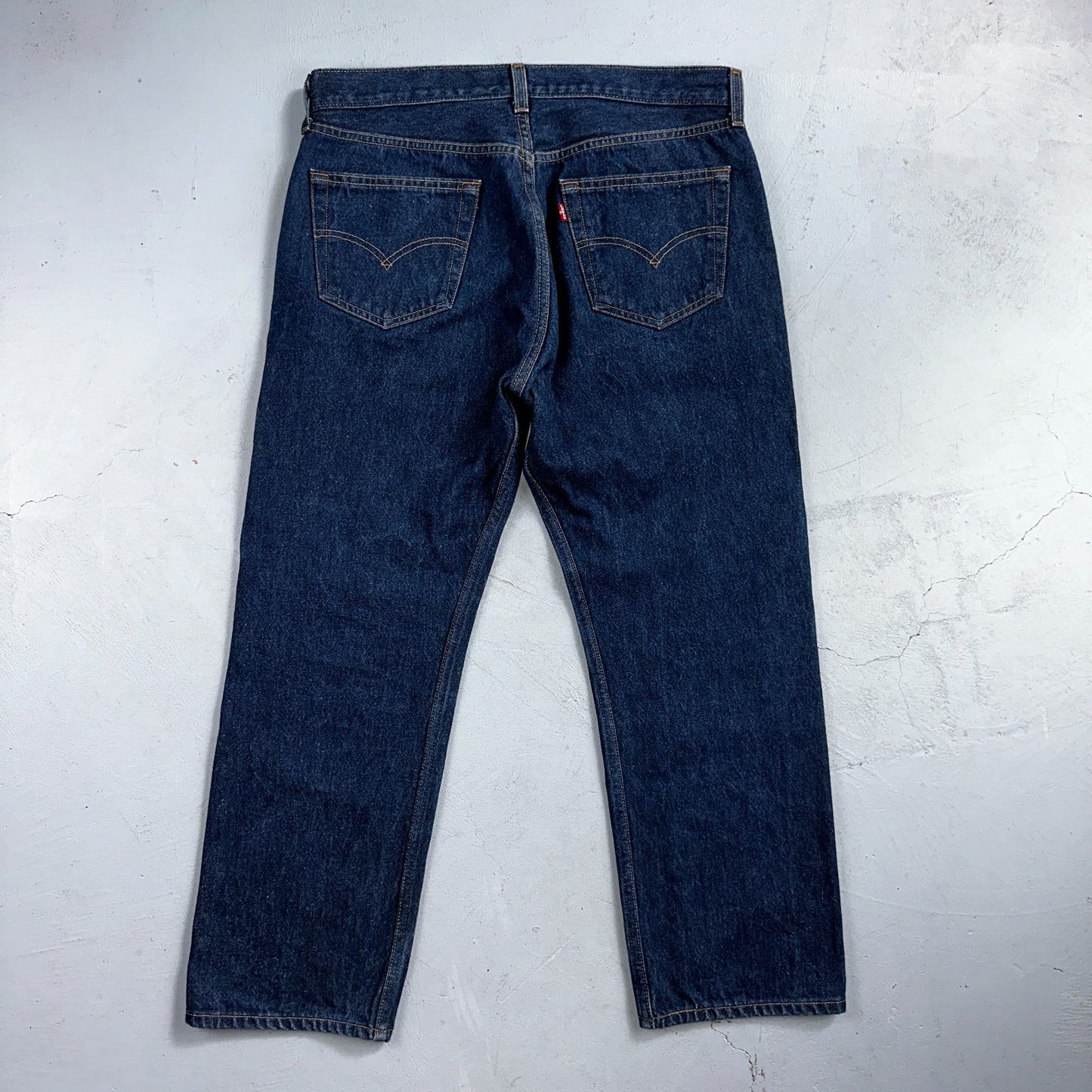 Levis 501 Vintage Y2K 90s XX Straight Leg Jeans Blue Dark Wash 35x30 Act 33x26