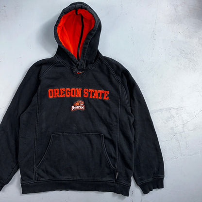 Nike Oregon State University Hoodie Mens M Center Swoosh VTG Y2K 90s Beavers