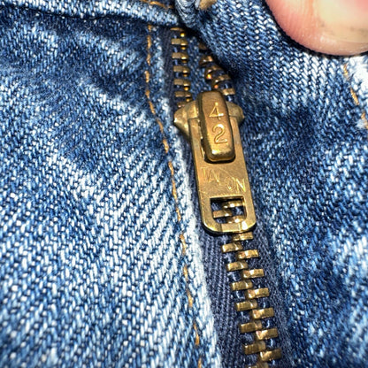 Levis 517 Vintage 70s SS USA Red Tab Bootcut Flare Blue Jeans Talon Act 29x32