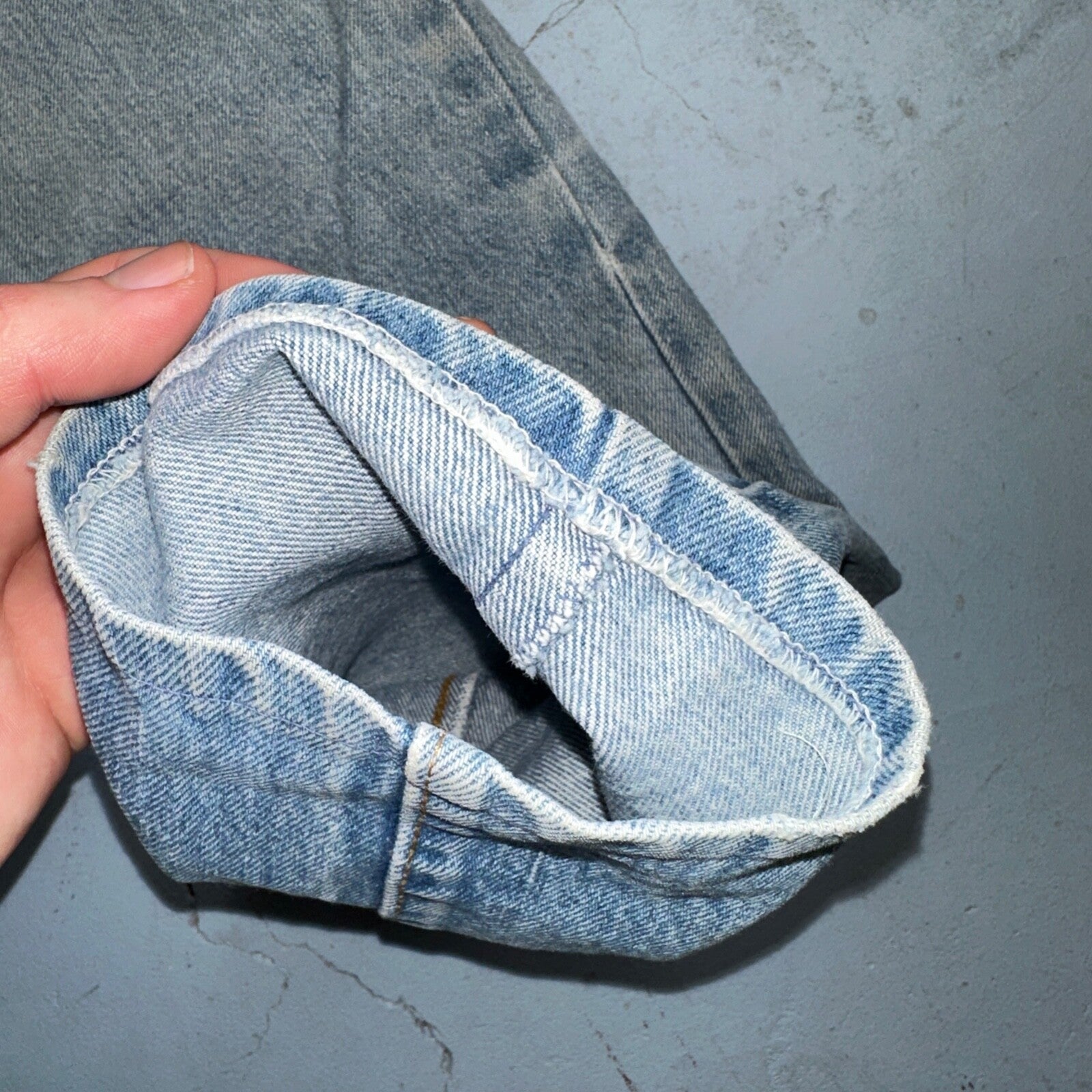 Levis 501 Vintage 80s Redline Selvedge USA XX Jeans Light Wash Skinny Act 29x32