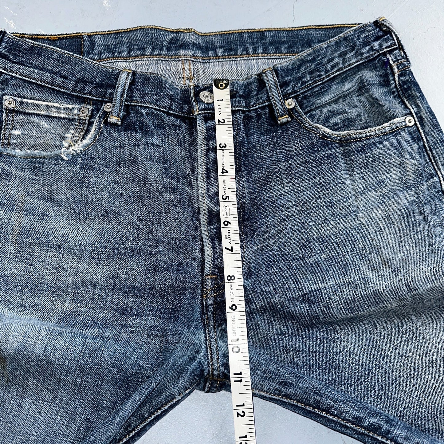 Levis 501 Y2K XX Straight Leg Jeans Blue VTG Med Wash 34x32 Act 33x30