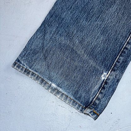 Levis 501 Vintage Y2K XX Straight Leg Jeans Blue Med Wash 34x30 Act 34x29