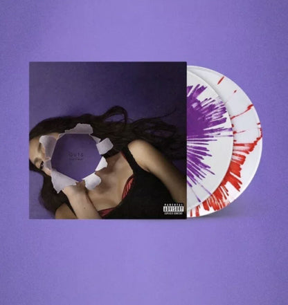Olivia Rodrigo Guts (Spilled) Deluxe Purple Red Splatter Colored Vinyl SHIPS NOW