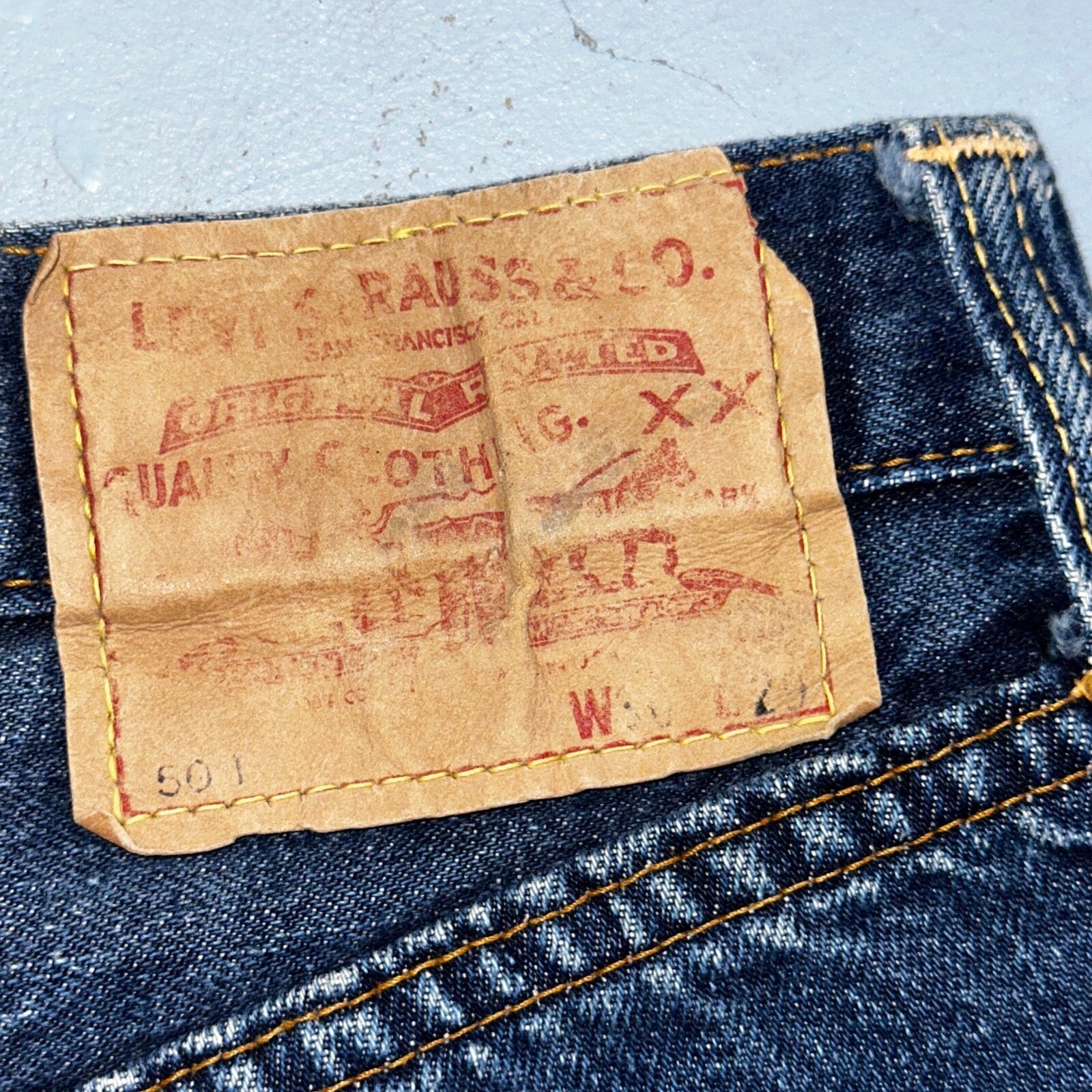 Levis 501 Big E Vintage 60s Redline Selvedge USA XX 1960s Jeans SKINNY Act 27X26