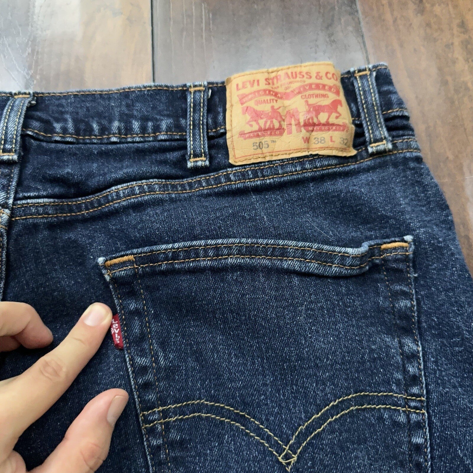 Men’s Levi’s 505 Jeans Original Actual 35x31 38x32 Straight VTG Y2K 90s Vintage