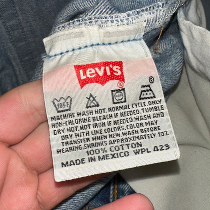 Levis 501 Vintage Y2K Mexico Straight Leg Jeans 34x33 90s Med Wash Act 32x29