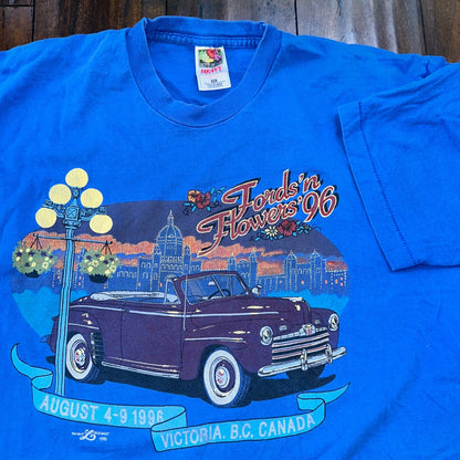 Ford Canada Victoria 1996 VTG T Shirt Classic Cars Show Single Stitch Nascar