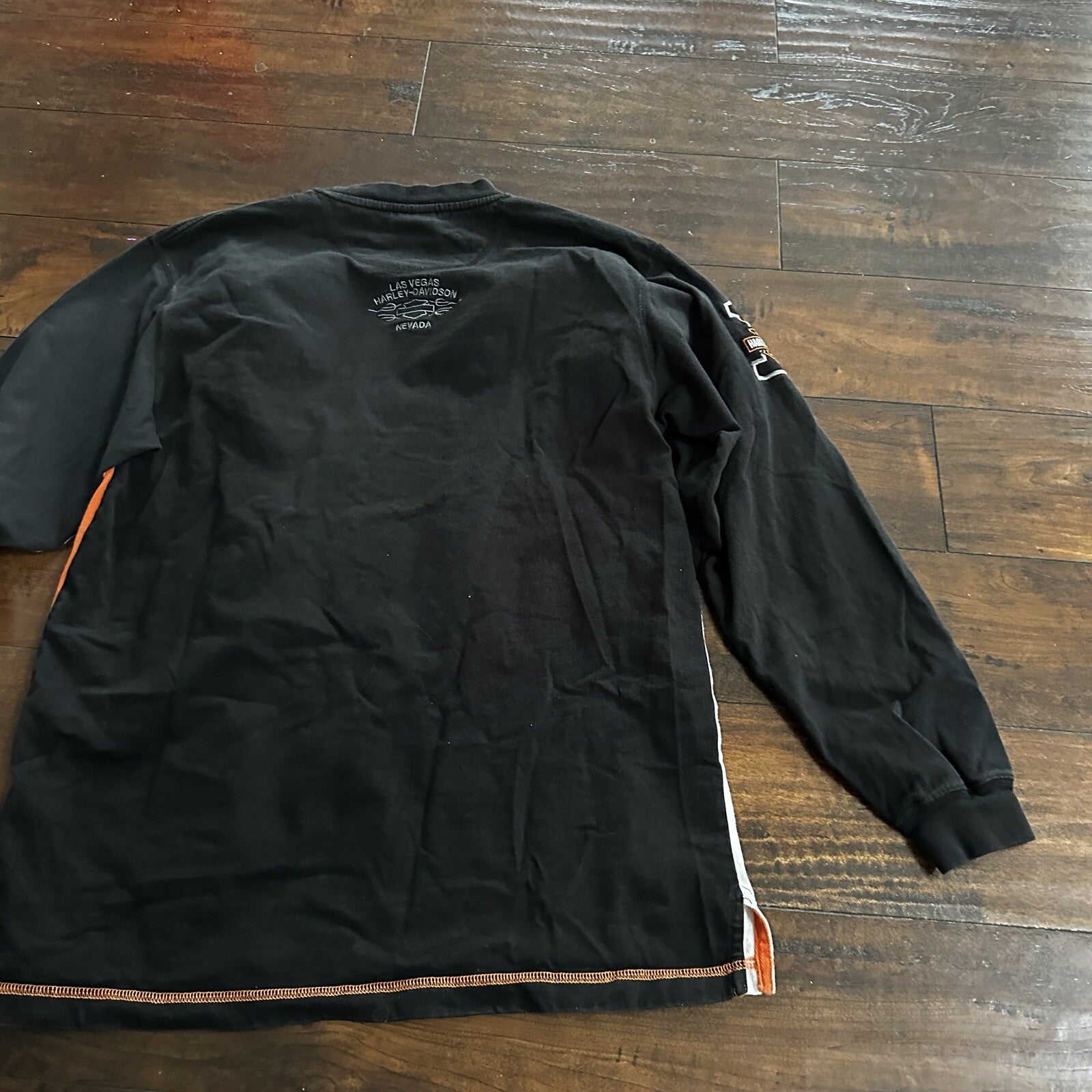 Vintage Harley Davidson T Shirt Y2K Cut Sewn Cool Motorcyle 90s Style Las Vegas