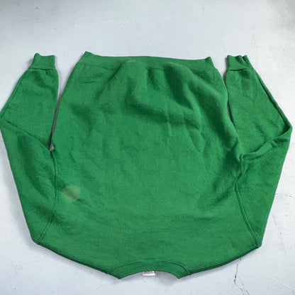 Russell Athletic Sweatshirt L Alpha Gam VTG Crewneck Green 90s USA College Uni