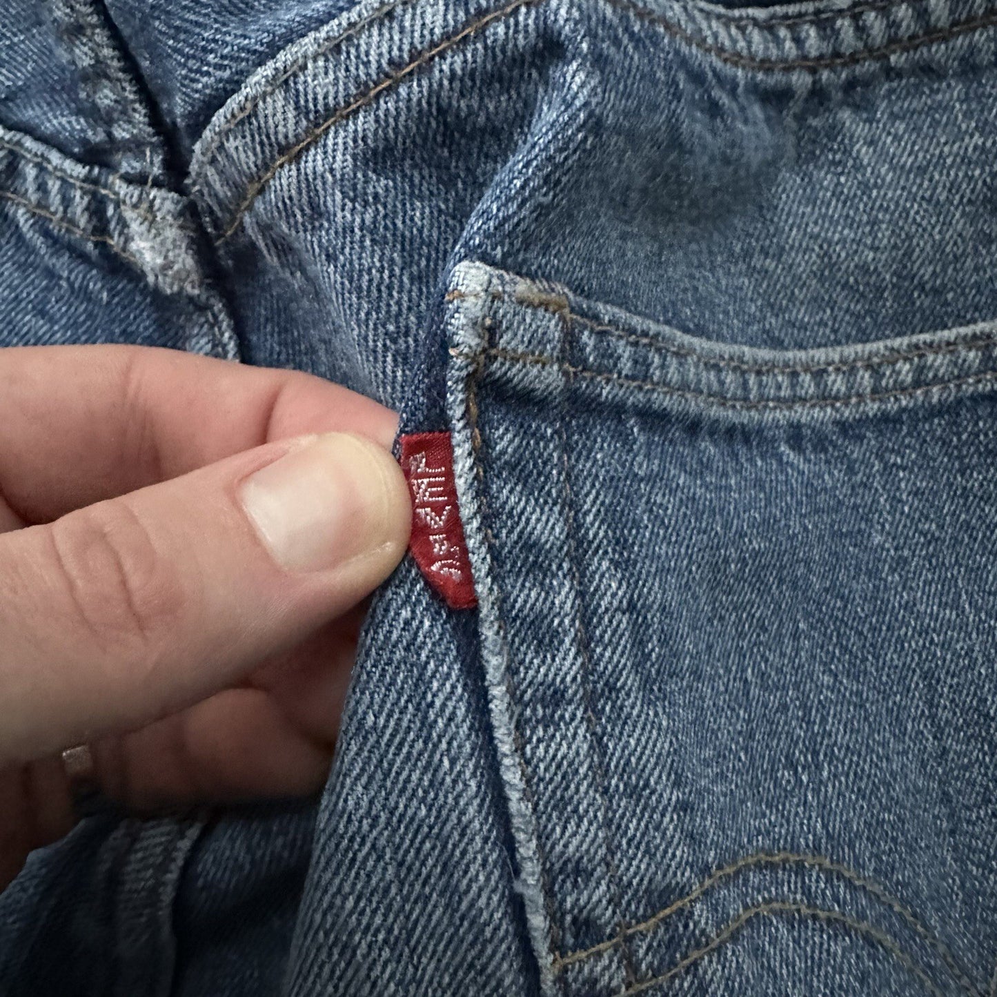 Levis 501 XX Big E True Vintage 60s Redline Selvedge Denim Jeans 1960s 32x28 31